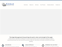 Tablet Screenshot of eaglemanagement.com